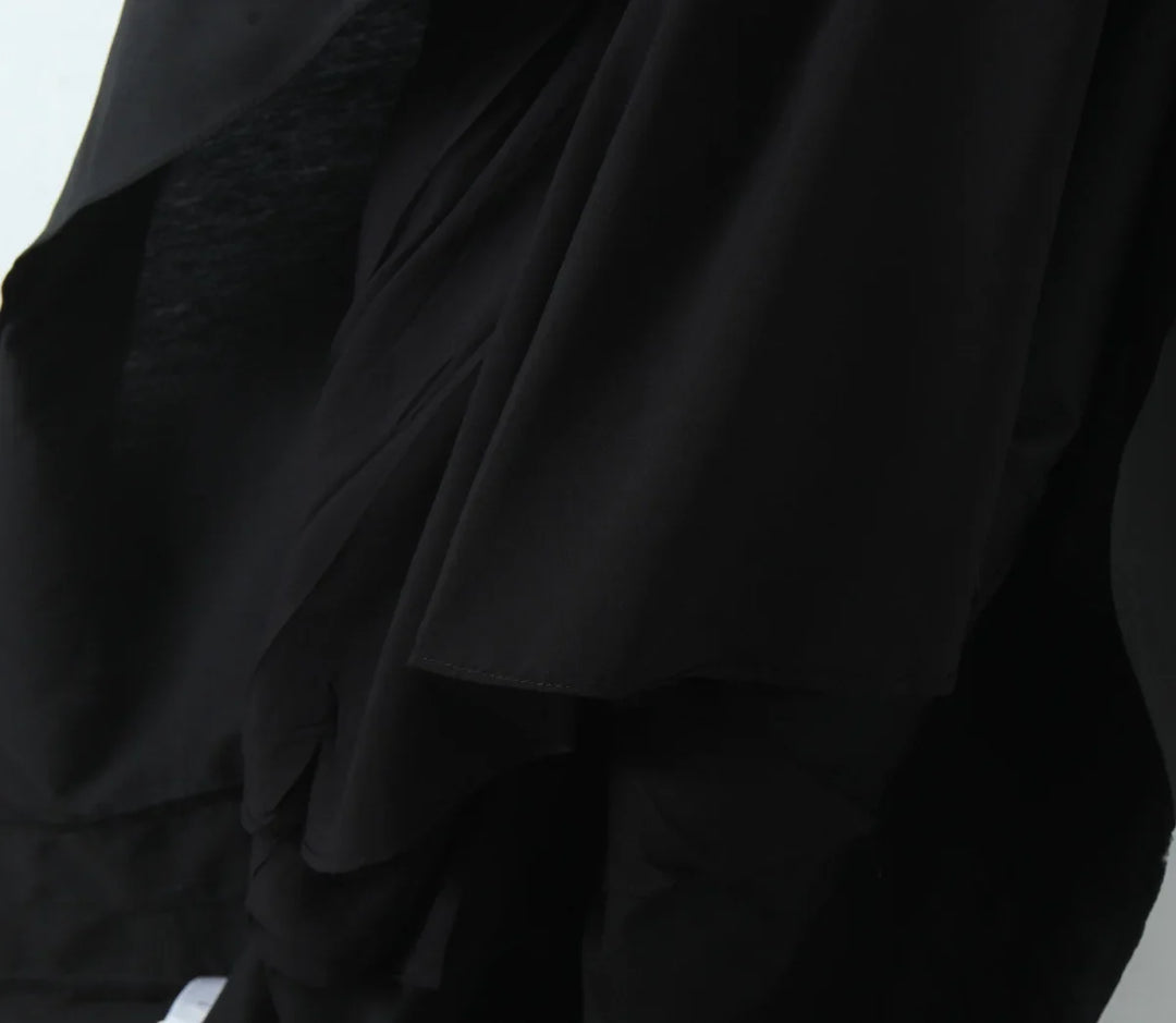 Midi A-line Dress with Neck Tie and Open Back - Makenna