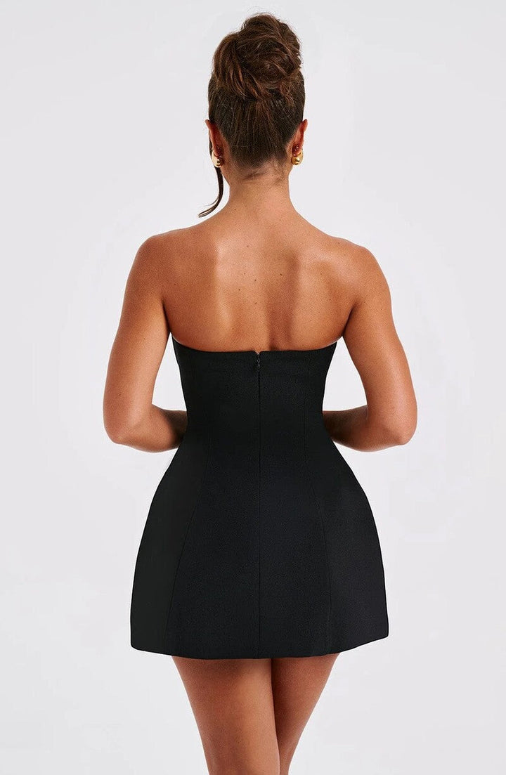 A-Line Strapless Mini Dress - Lola