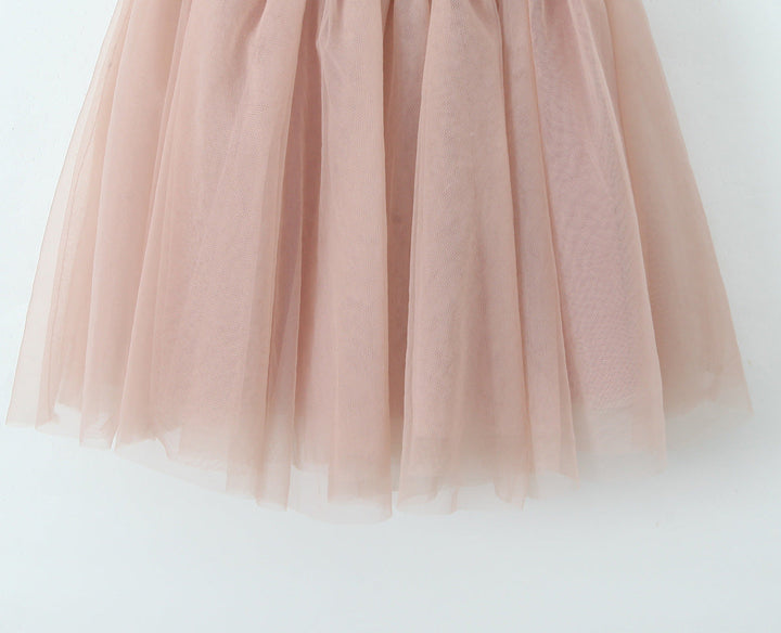 Ballerina mini dress with tulle design in A-line cut - Alicia