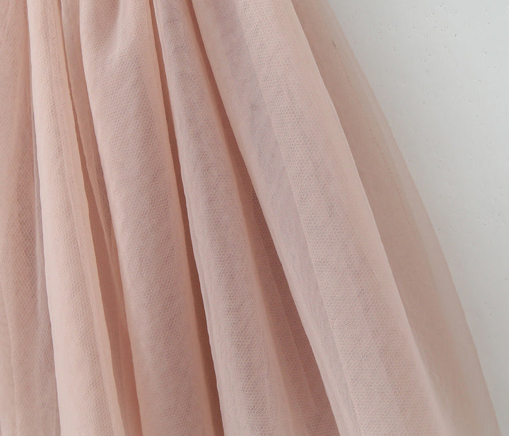 Ballerina mini dress with tulle design in A-line cut - Alicia