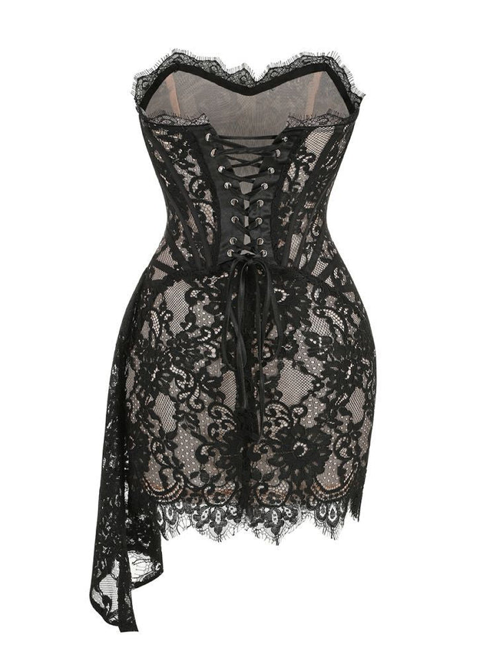 Strapless Lace Mini Dress - Orina