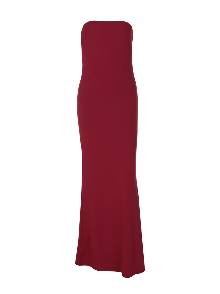 Strapless open-back maxi dress - Noya Li
