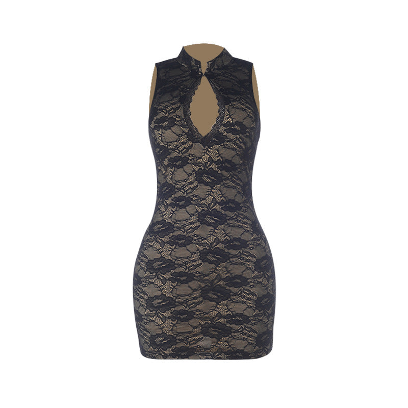 Lace mini dress - JUELA