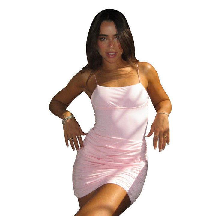 Pleated mini dress - SHOSHIE