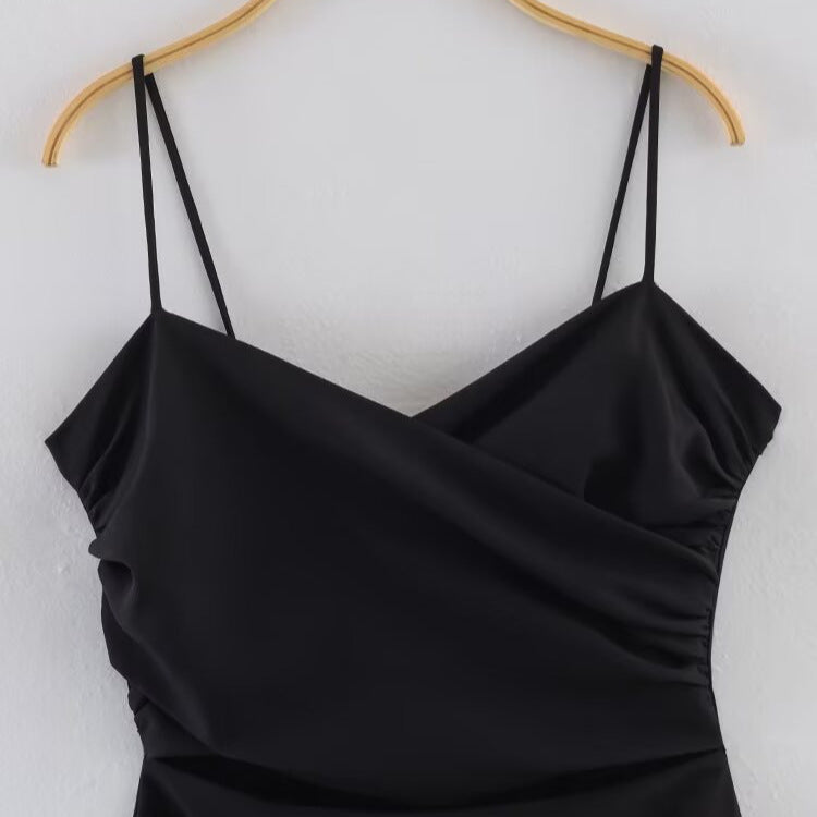 ALAN tailored mini dress with a pleated design
