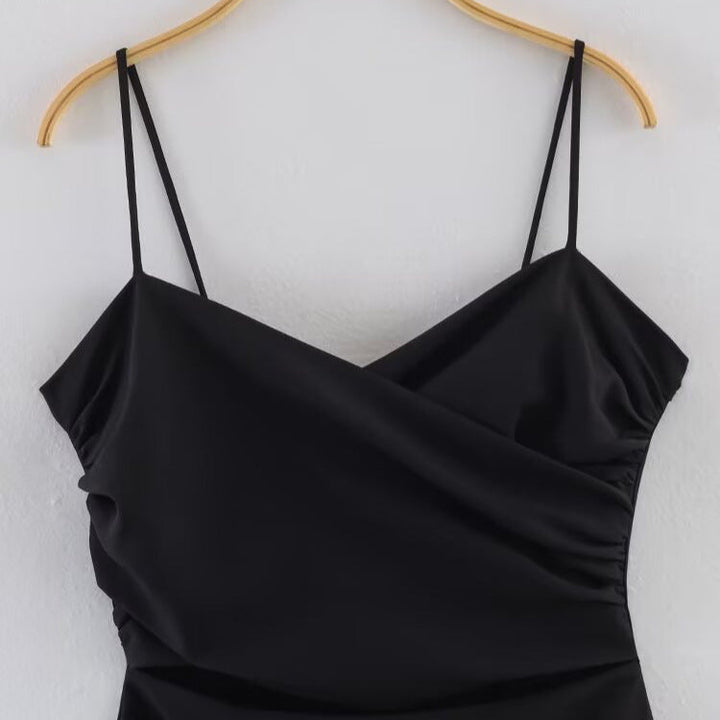 ALAN tailored mini dress with a pleated design