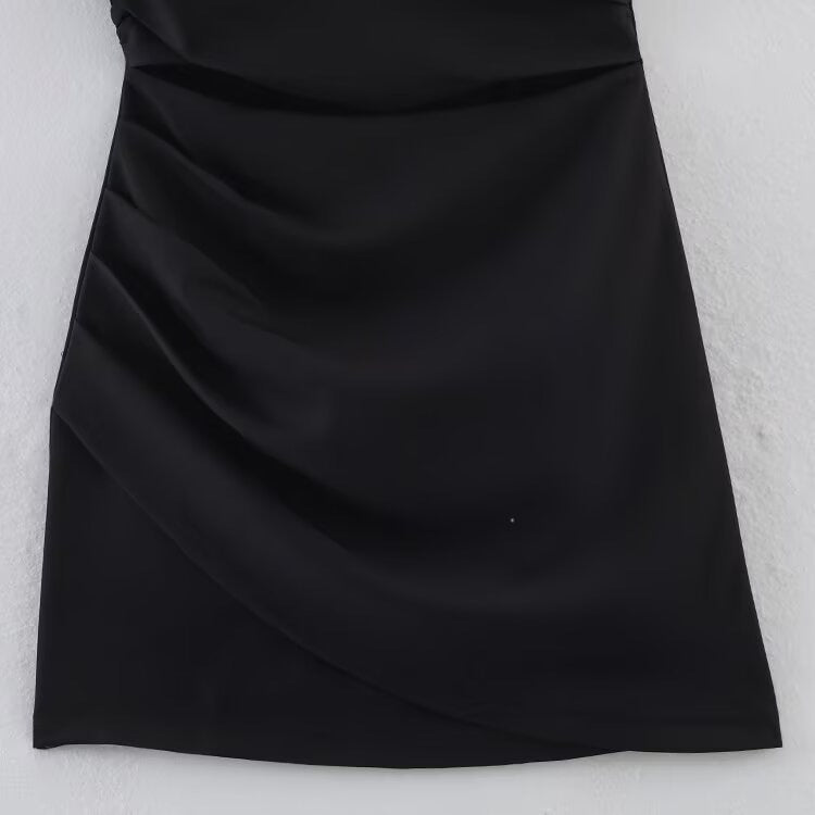 ALAN tailored mini dress with a pleated design