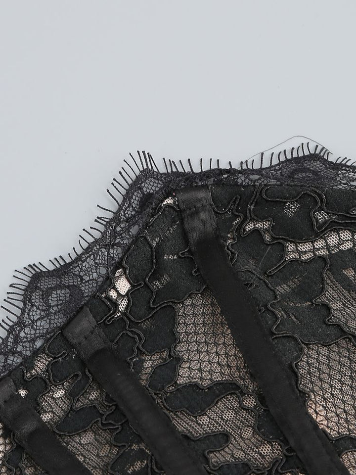 Strapless Lace Mini Dress - Orina