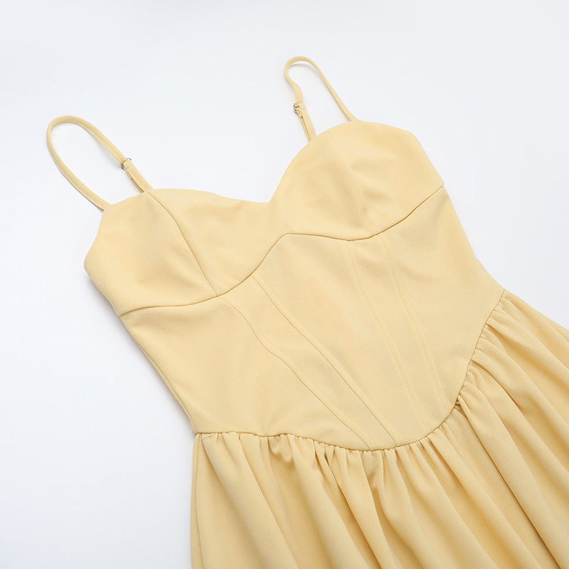 Midi Dress with A-Line and Classic Design - Nataly