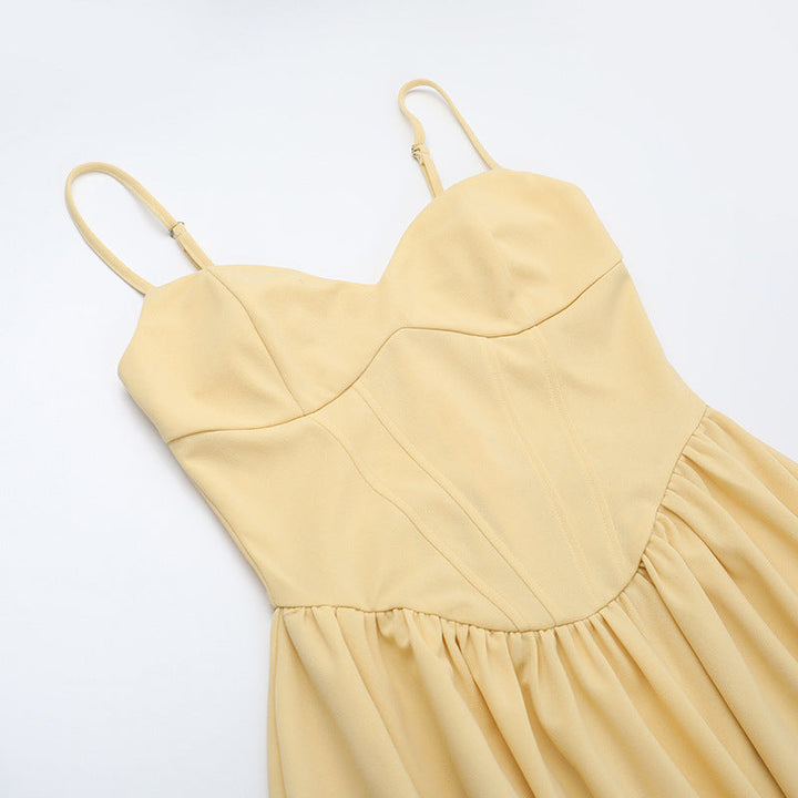 Midi Dress with A-Line and Classic Design - Nataly