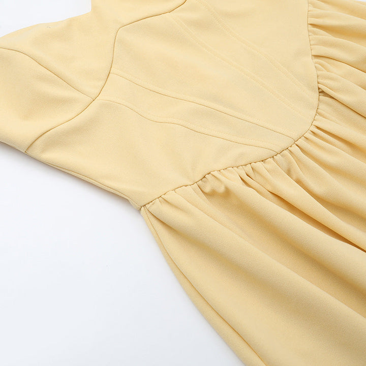 Midi Dress with A-Line and Classic Design - Nataly