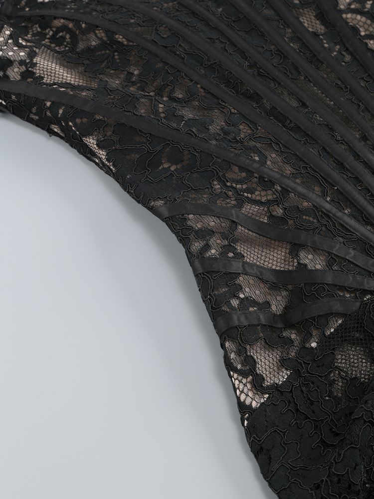 Strapless Lace Mini Dress - Orina