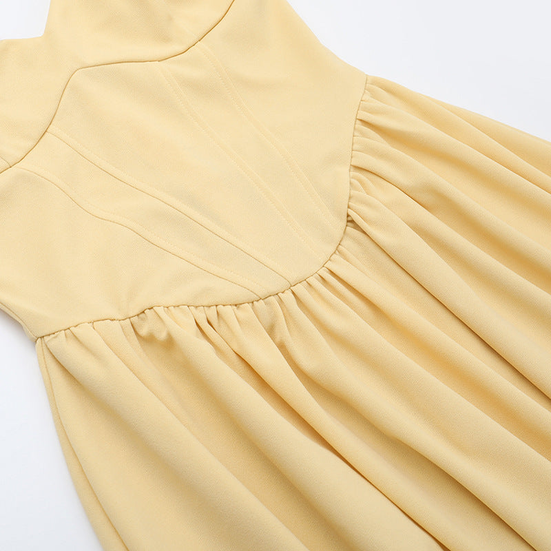 Midi Dress with A-Line and Classic Design - Nataly