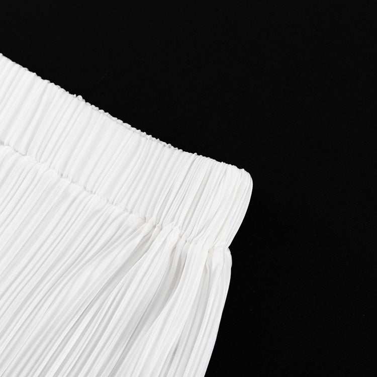 Two-Piece Crepe Suit with Long Pants and Shirt - Milan