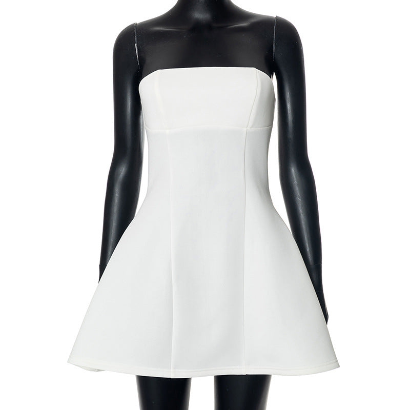 A-Line Strapless Mini Dress - Lola