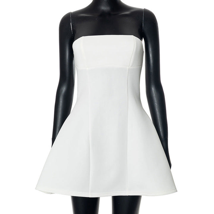 A-Line Strapless Mini Dress - Lola