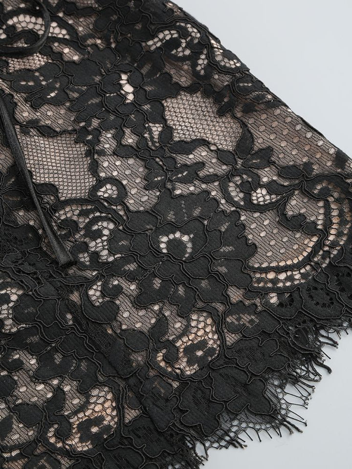 Strapless Lace Mini Dress - Orina