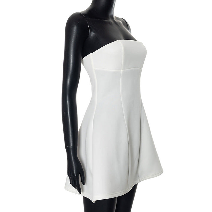A-Line Strapless Mini Dress - Lola