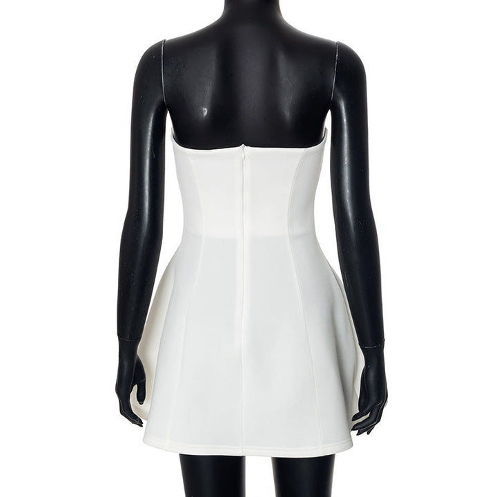 A-Line Strapless Mini Dress - Lola