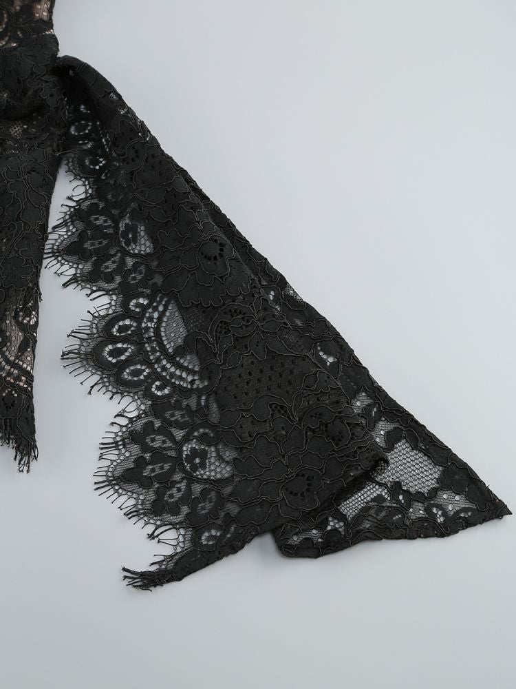 Strapless Lace Mini Dress - Orina
