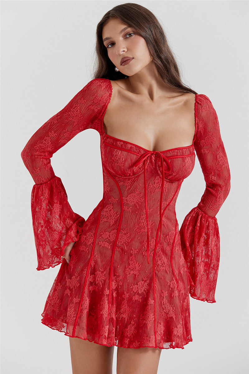 Lace Mini Dress - Anna