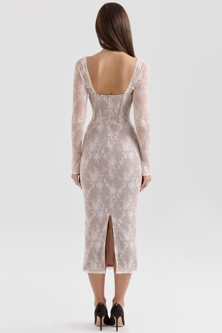 Midi Lace Dress - Elizabeth