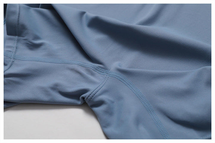 Short/long sporty fitted jumpsuit with shaping fabric and zipper closure - Andi