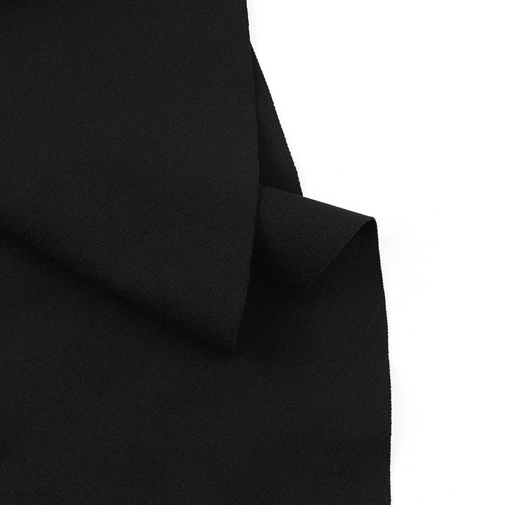 A-line mini dress with button decoration and chest tie - Marom