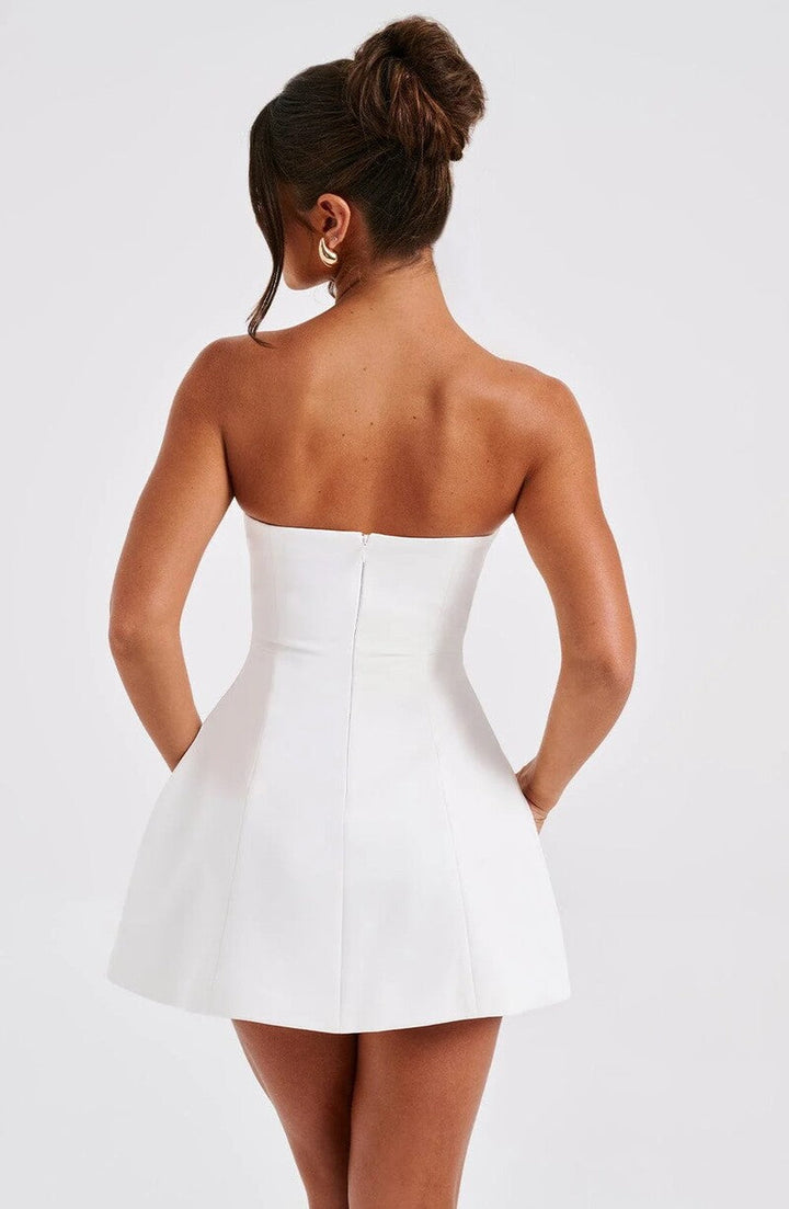 A-Line Strapless Mini Dress - Lola