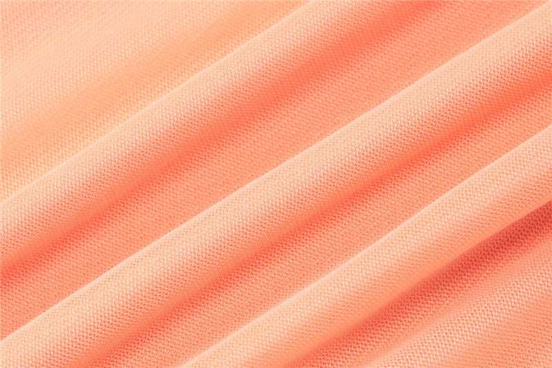 Fitted Mini Dress with Pleats and Chiffon Train Detail - Melania