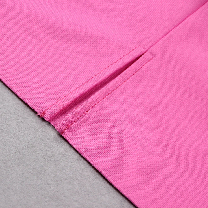 Tailored Mini Dress with Elegant Feather Sleeve Detail - Maggie