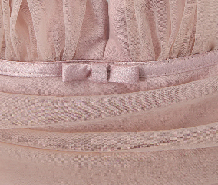 Ballerina mini dress with tulle design in A-line cut - Alicia