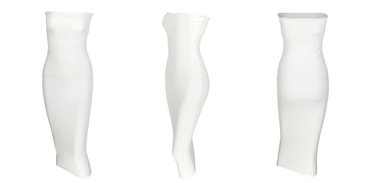 Fitted Strapless Midi Dress in Shaping Fabric - Or Li