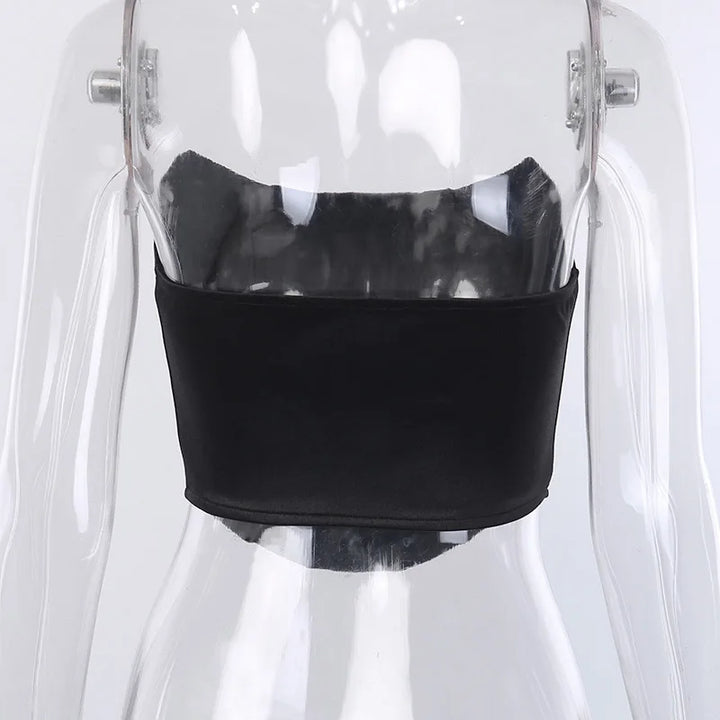 Velvet Strapless Top - Allen