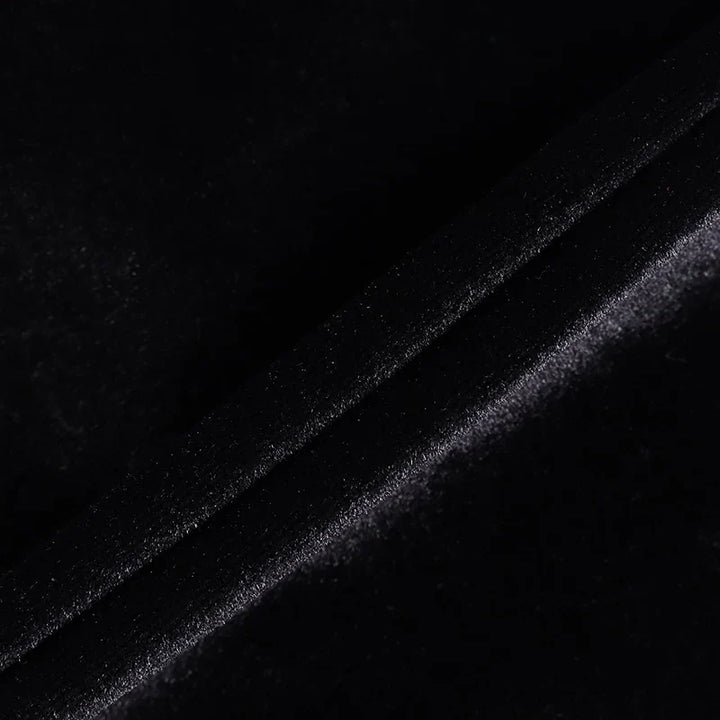 Midi velvet dress with chiffon sequin detail - Irene