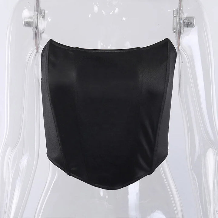 Velvet Strapless Top - Allen