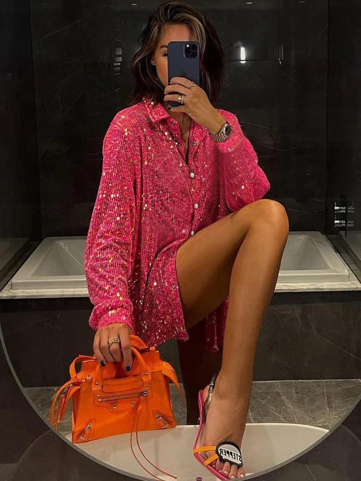 Three-piece sequin suit - Alma