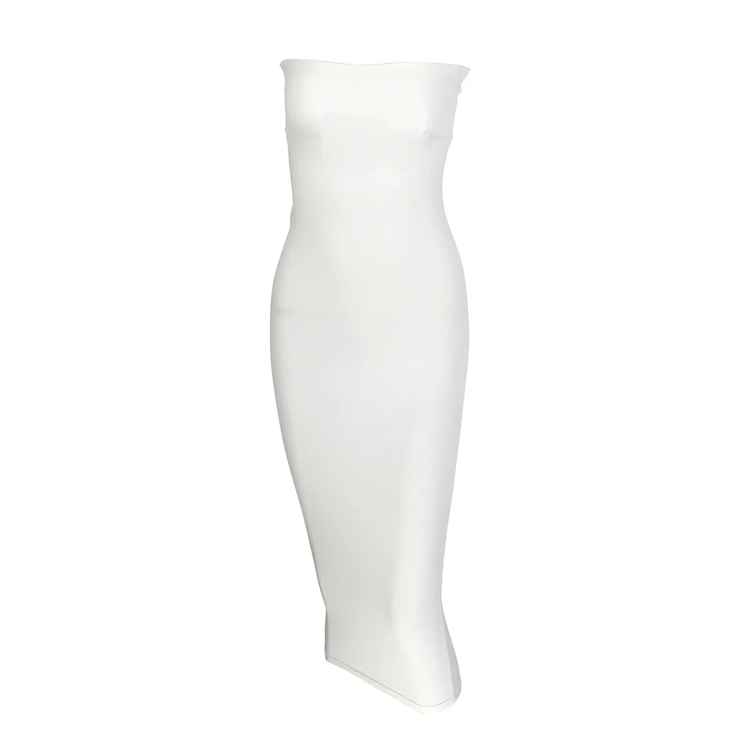 Fitted Strapless Midi Dress in Shaping Fabric - Or Li