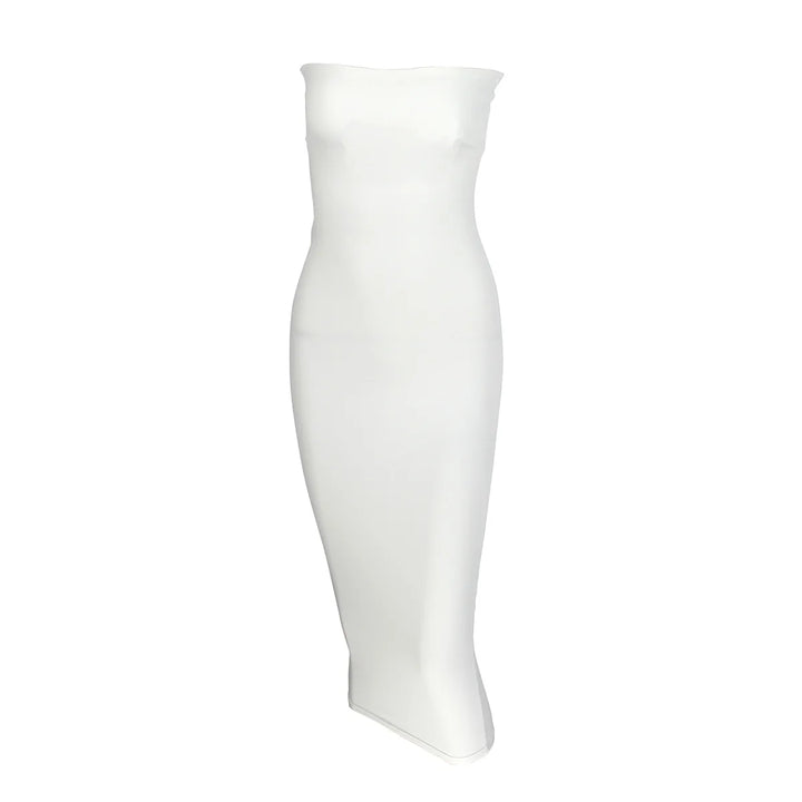 Fitted Strapless Midi Dress in Shaping Fabric - Or Li