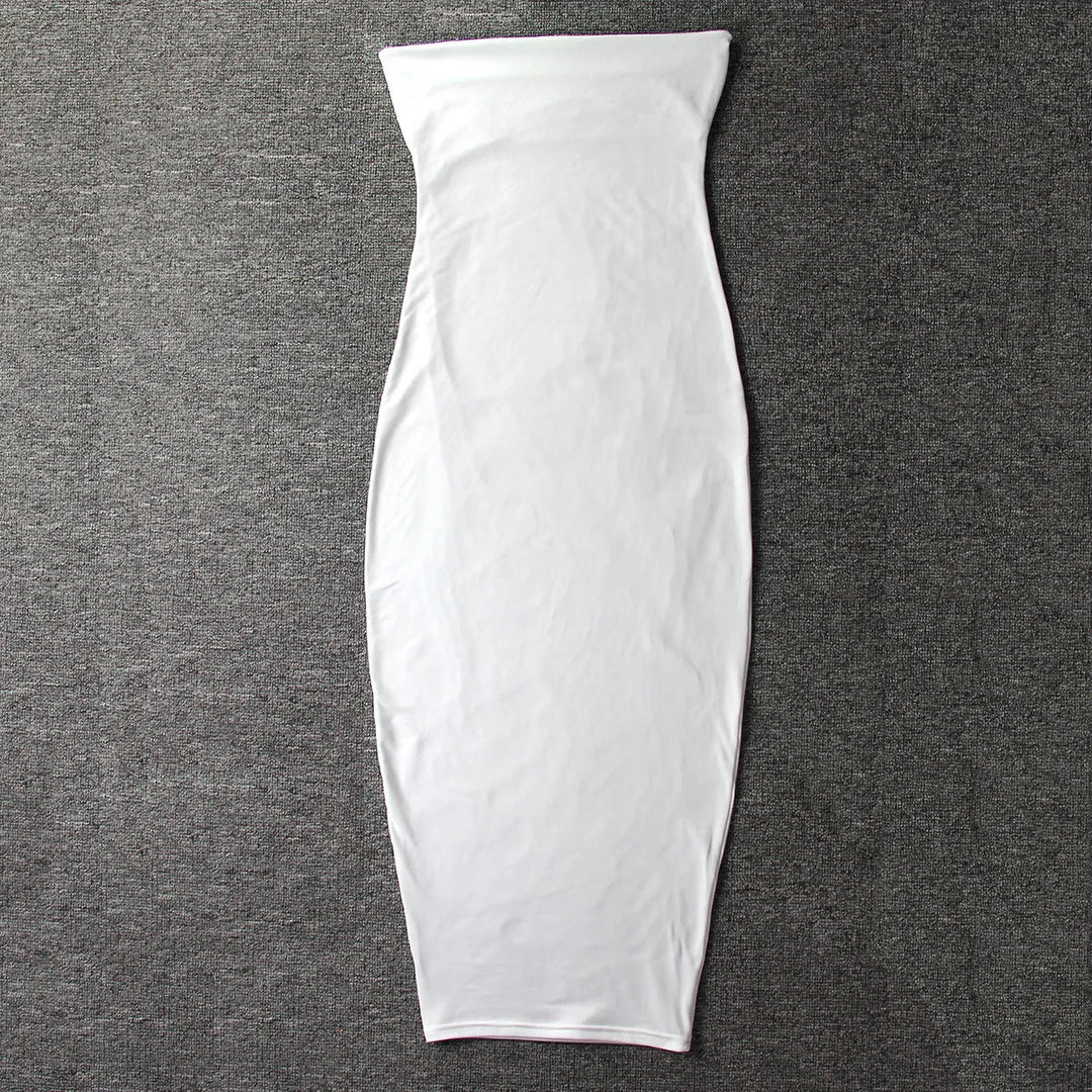 Fitted Strapless Midi Dress in Shaping Fabric - Or Li