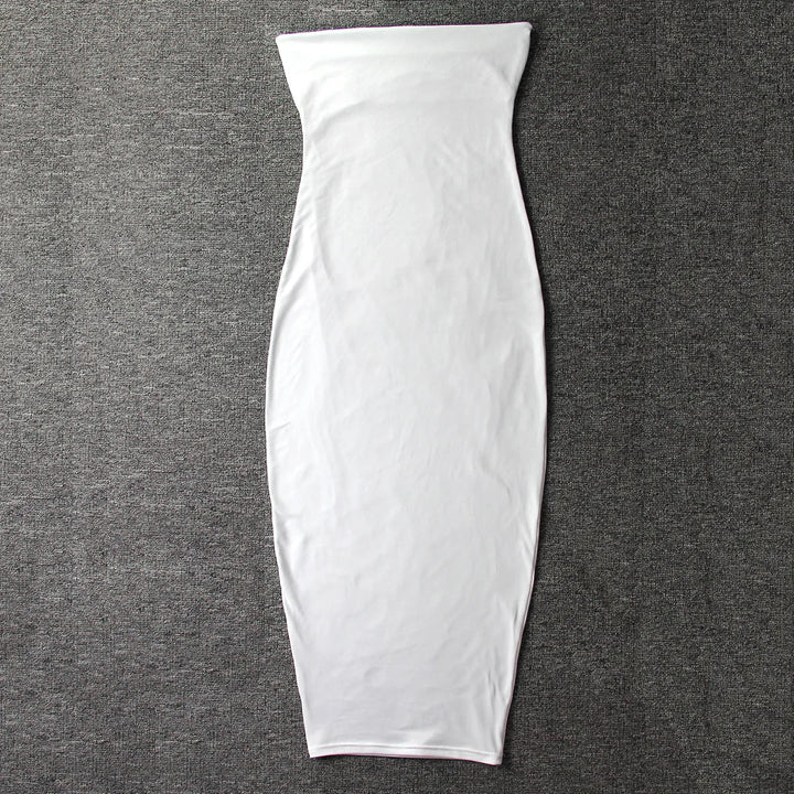 Fitted Strapless Midi Dress in Shaping Fabric - Or Li