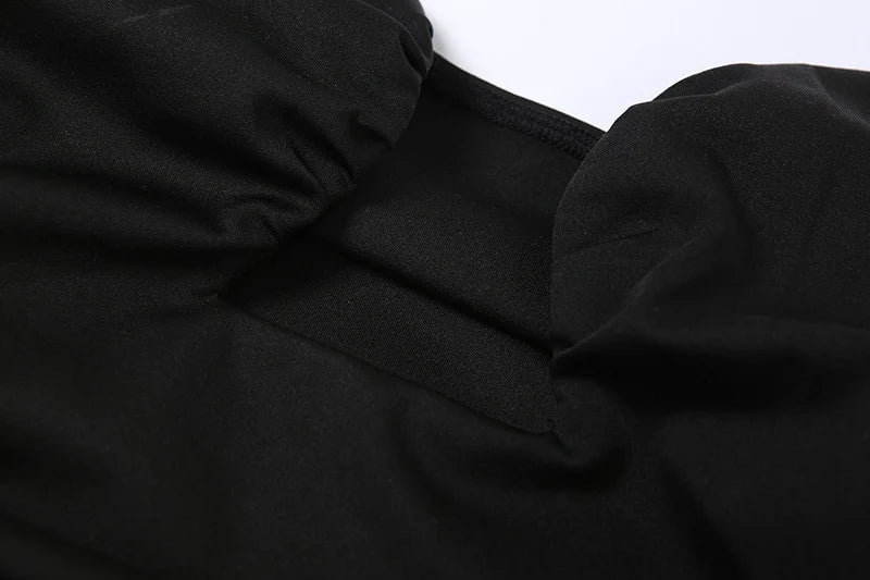 Fitted Mini Dress with Ruching and Special Design - Nala
