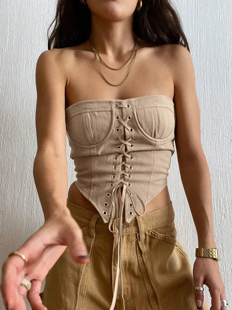 Strapless Tie-Back Top - Maya