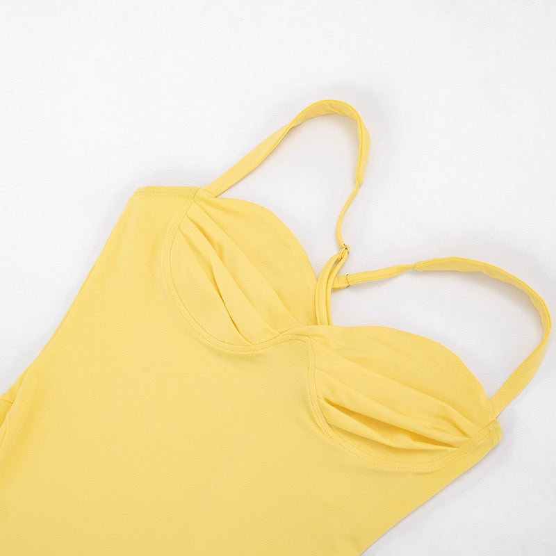 Elegant Maxi Dress with Open Back - Marilyn
