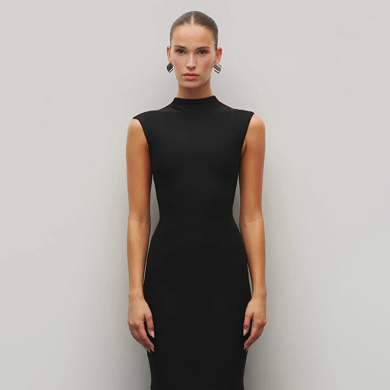 Maxi Dress with Ruching Design - Liran