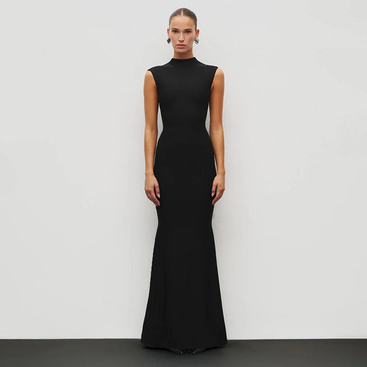 Maxi Dress with Ruching Design - Liran