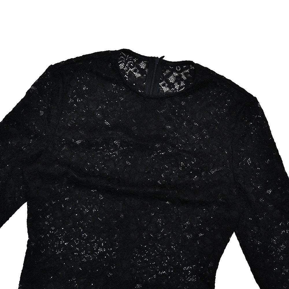 Mini dress with ruching and lace design - Jasella