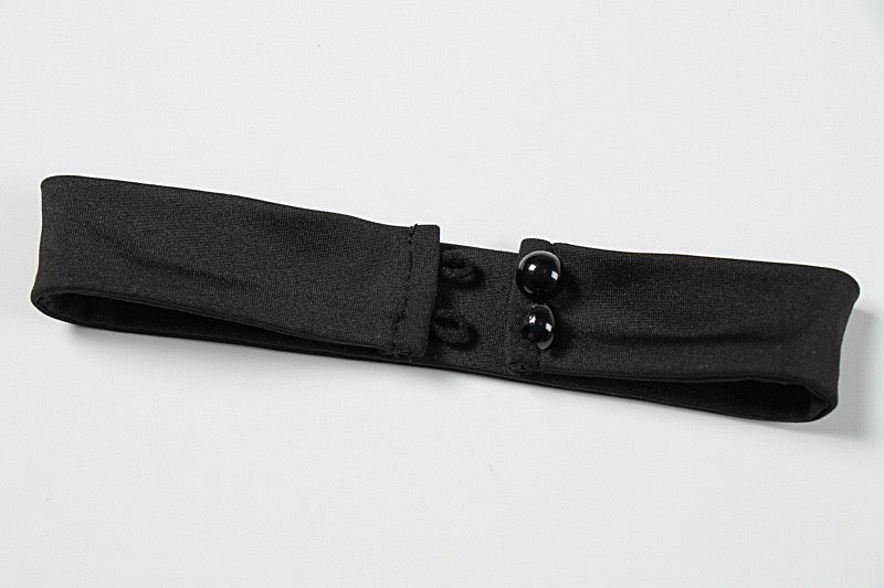 Maxi dress with cutouts and buckles, collar detail - VINNY