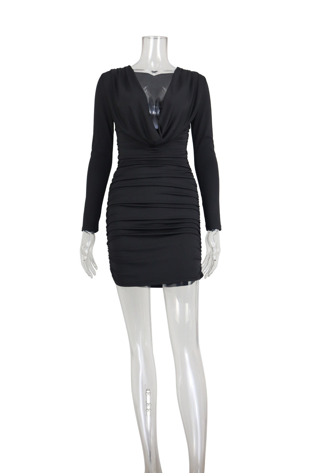 Mini dress with pleats design - Karin
