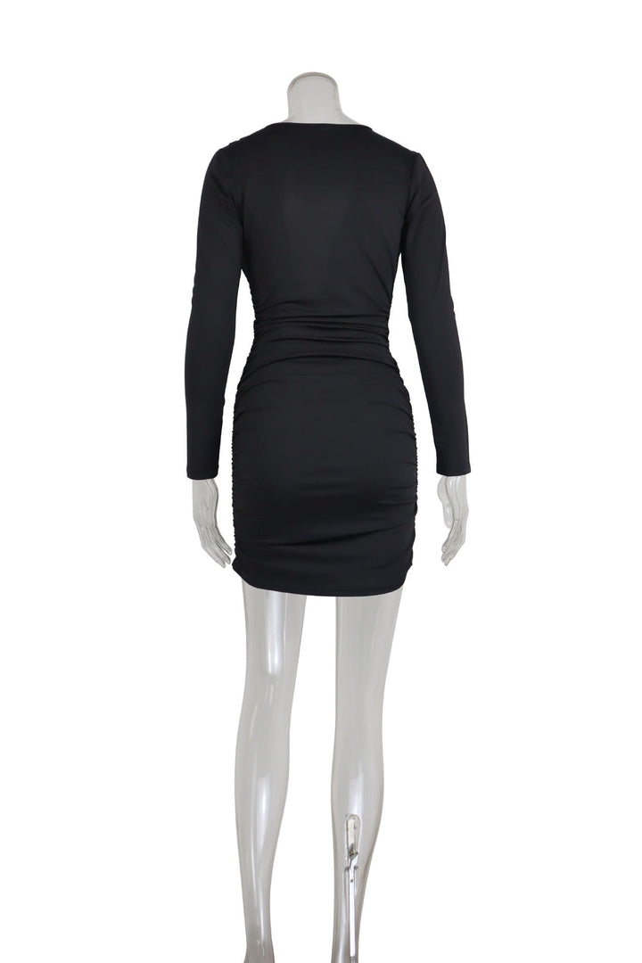 Mini dress with pleats design - Karin